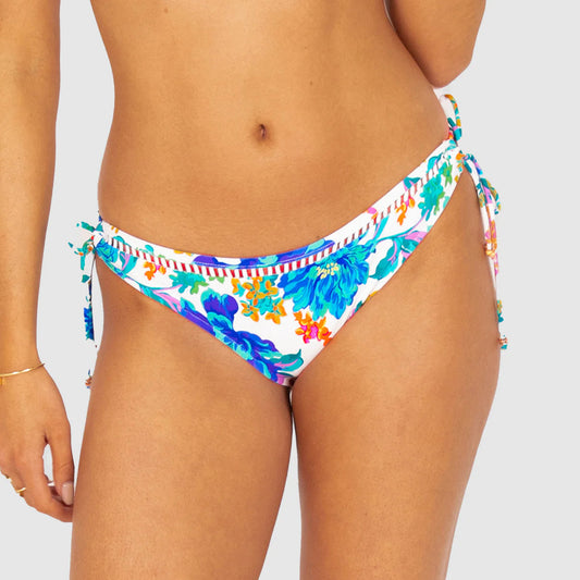 Baku White Le Jardin Tie Hipster Brief PANT704LJN