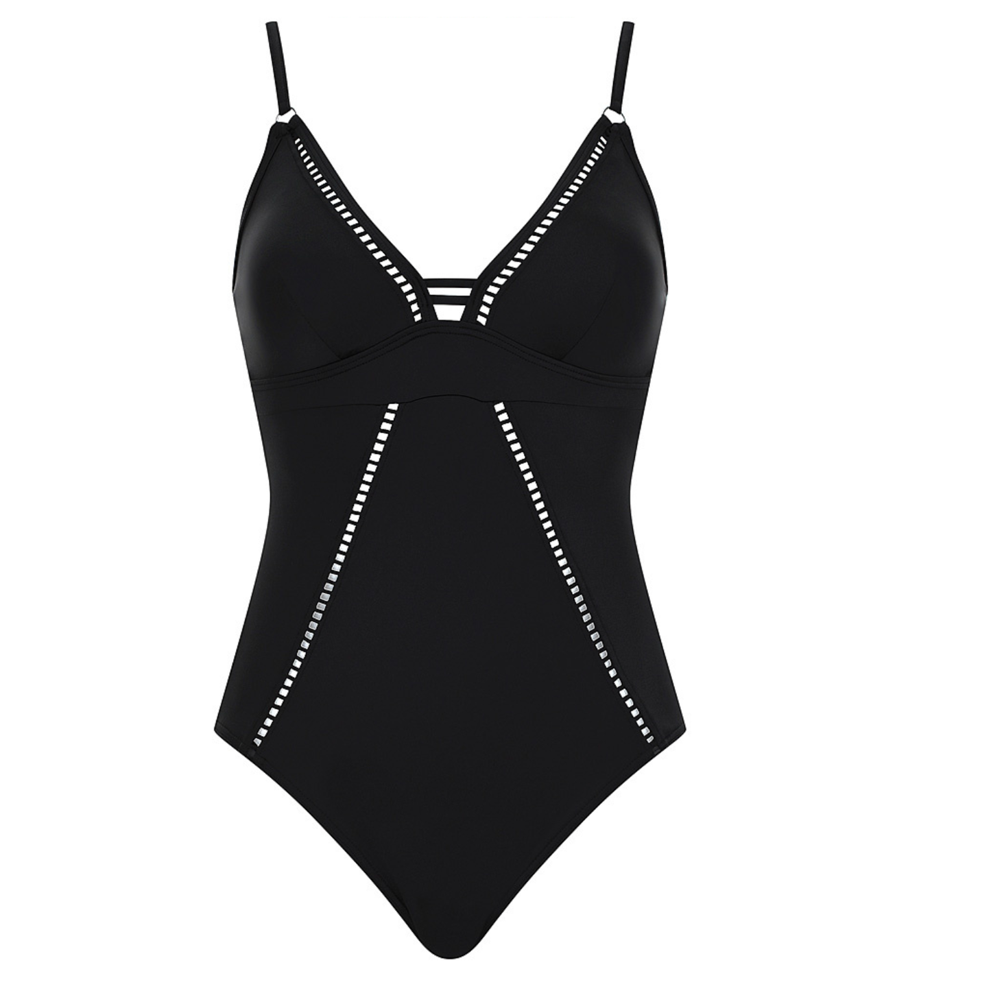 Olympia Black Ladder One Piece 32624