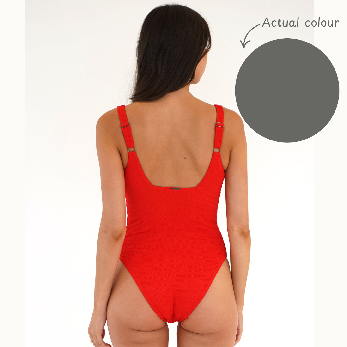 Moontide U/W Square Neck Steel One Piece M4964EZ