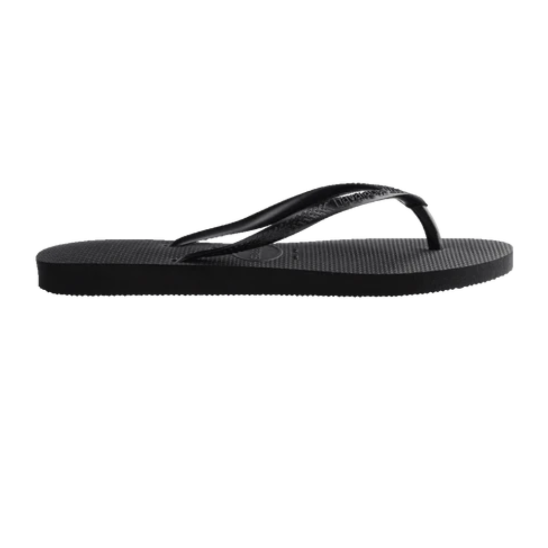 Havaianas Slim Black Thongs