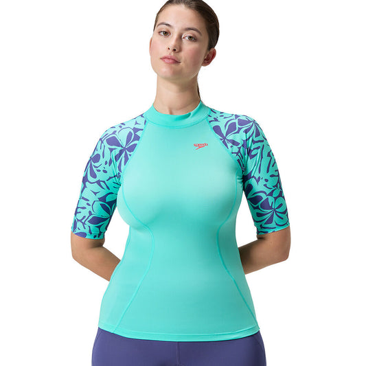 Speedo Arctic Printed Short Sleeve Rash Top 8/00309016243