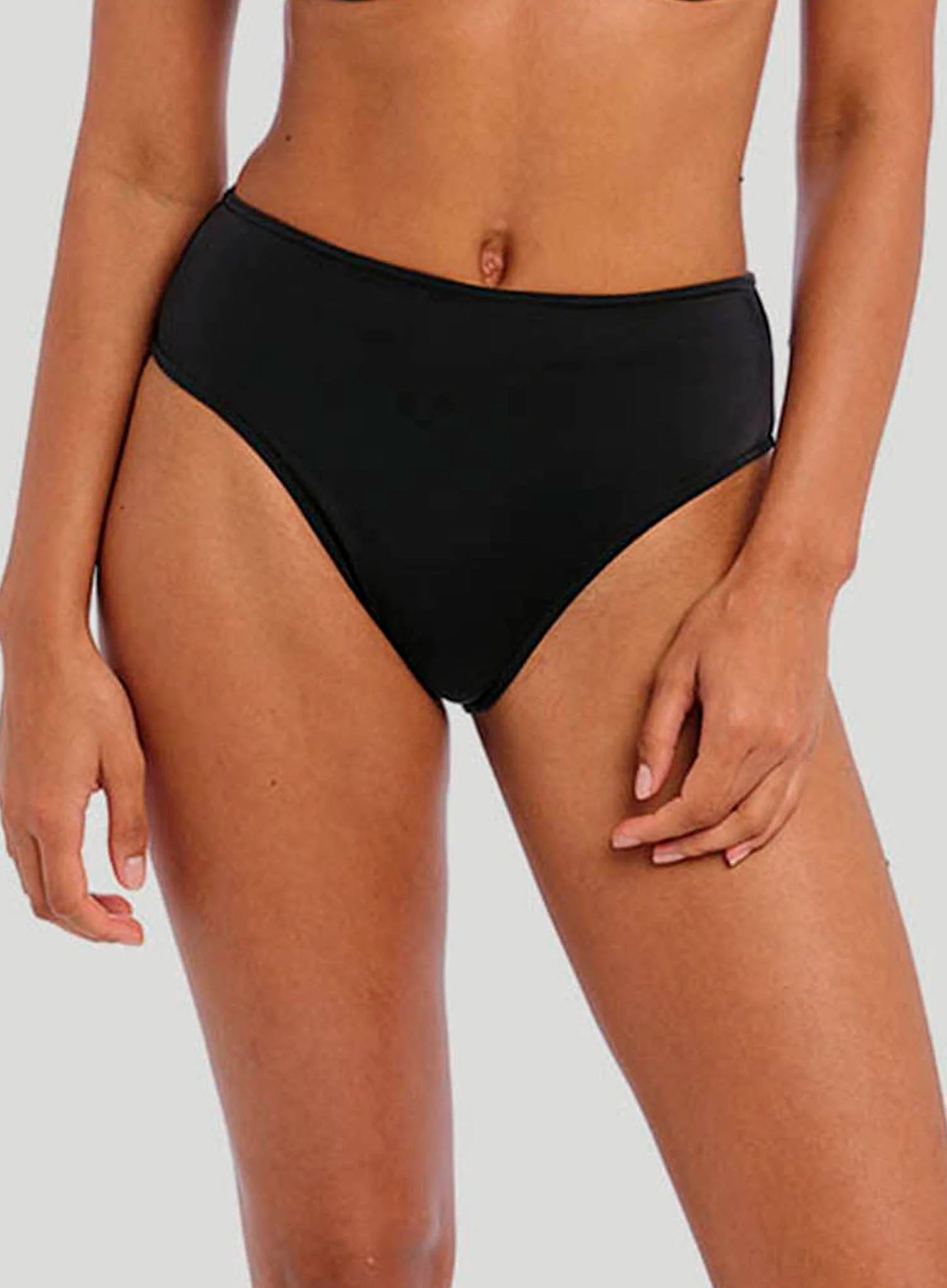 Freya Black Jewel Cove High Waist Bikini Bottom AS7236