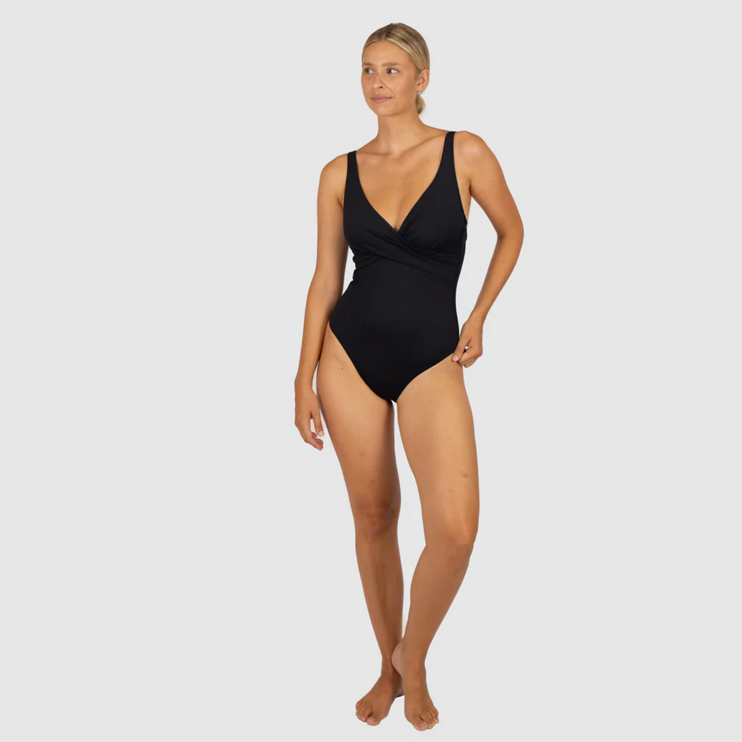 Baku Black Chloro Wrap D/E One Piece M853CRC