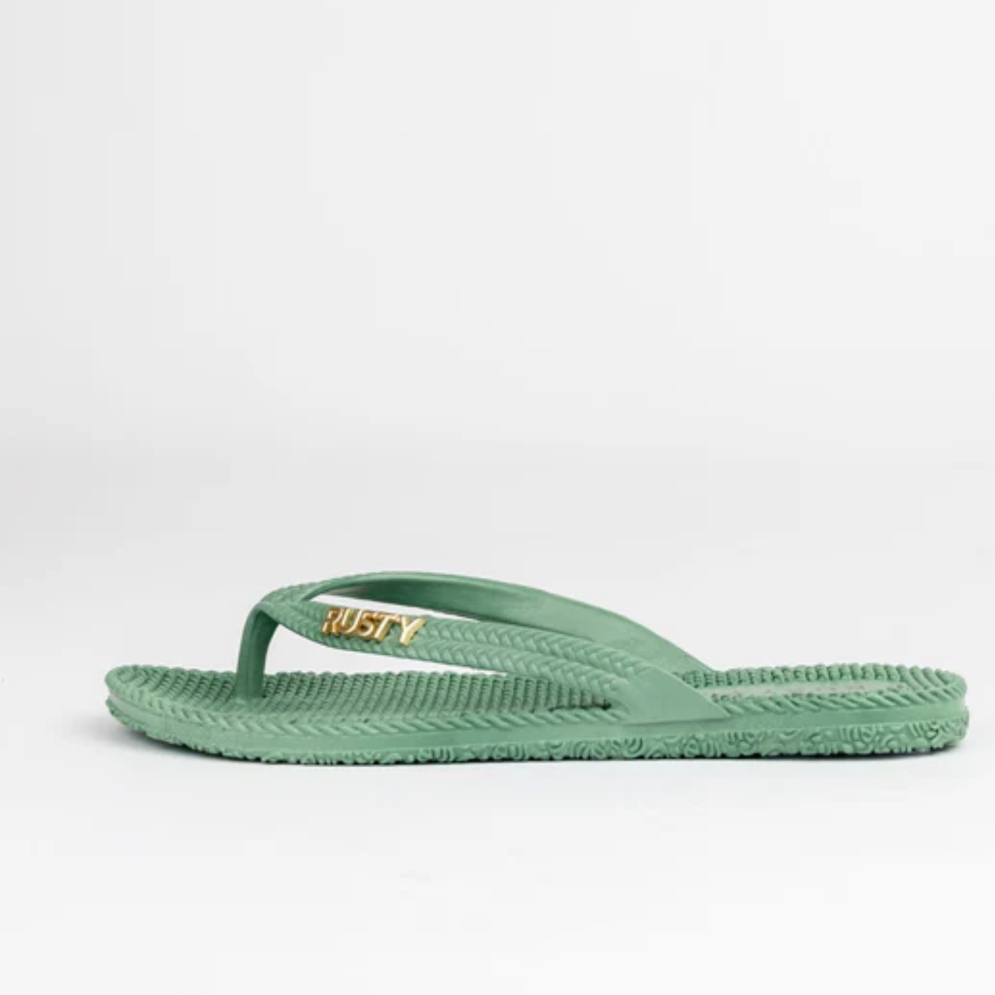 Rusty Flip Out Thongs Green FOL0374