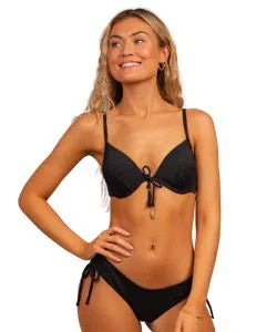 Piha Black Slim Tie U/W Top P1660GT