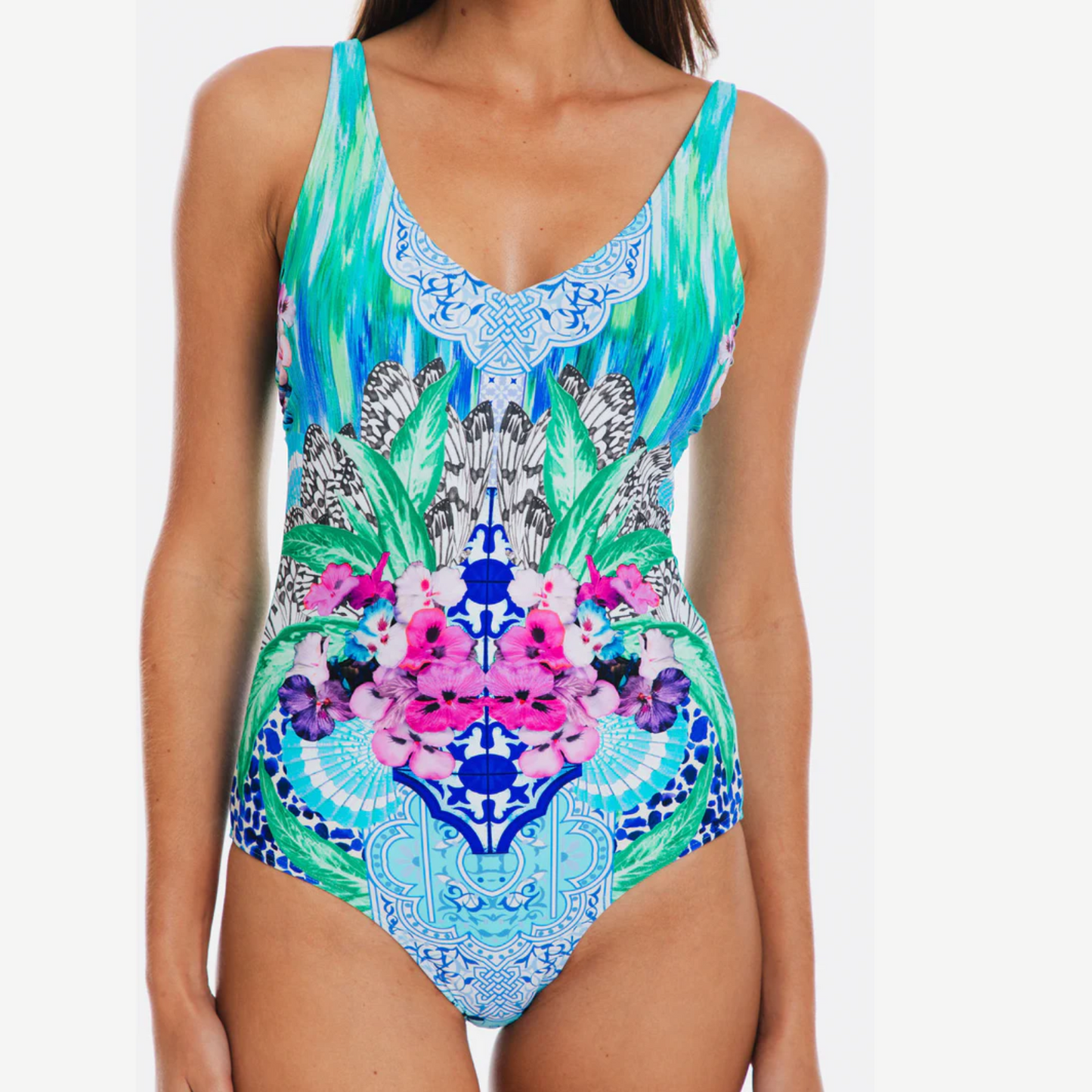 Togs Granada V Neck Plunge One Piece PG09FI