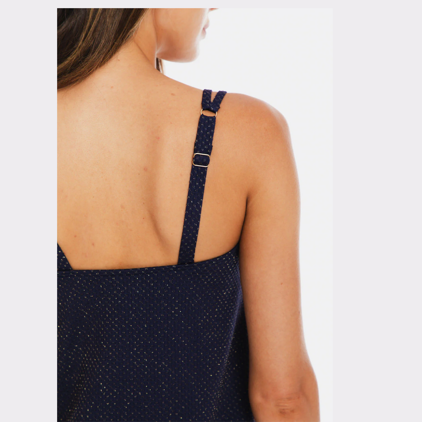 Togs Luxe Navy A-line Tankini XN27FIS