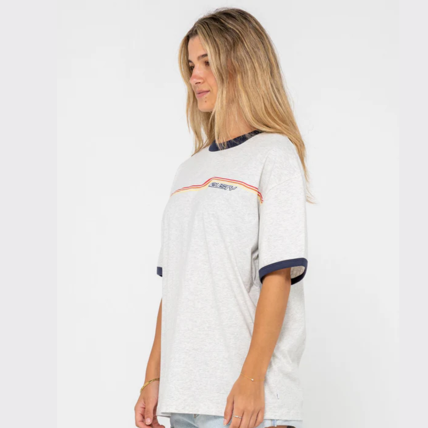 Rusty Wave Ride 2.0 Ringer Oversized Tee TTL1440