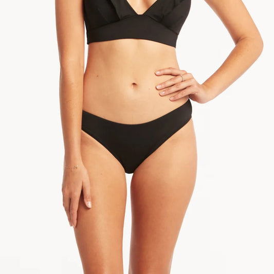 Sea Level Black Regular Pant SL4009P