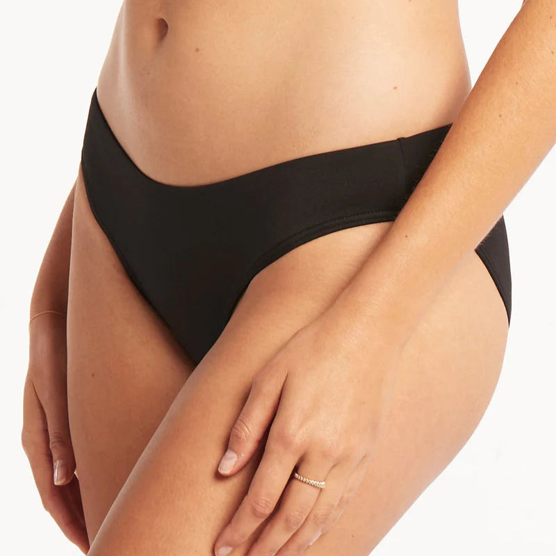 Sea Level Black Regular Pant SL4009P