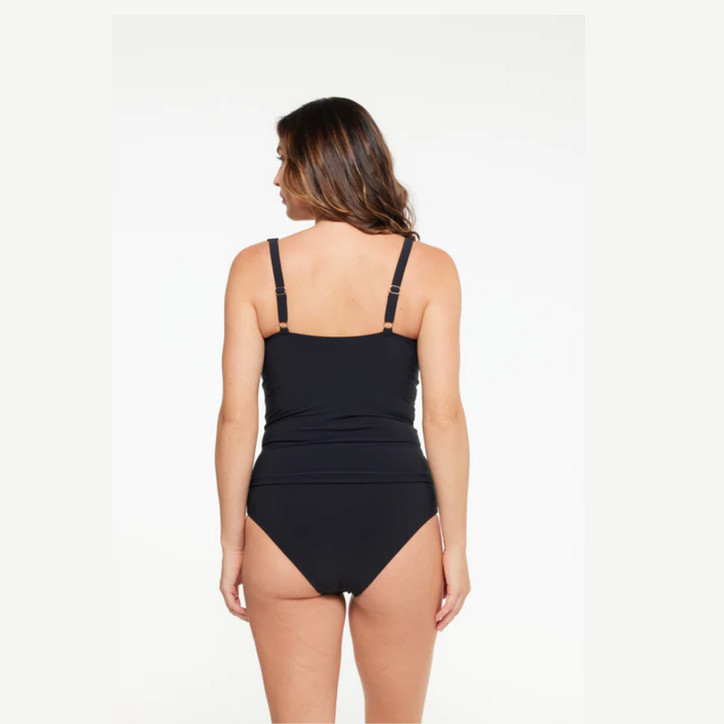 Togs Black Tankini Ruched Top SB26FO