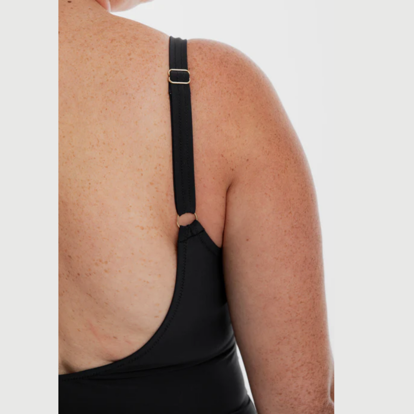 Togs Black Microfibre Swimdress Cross Over SB48FI