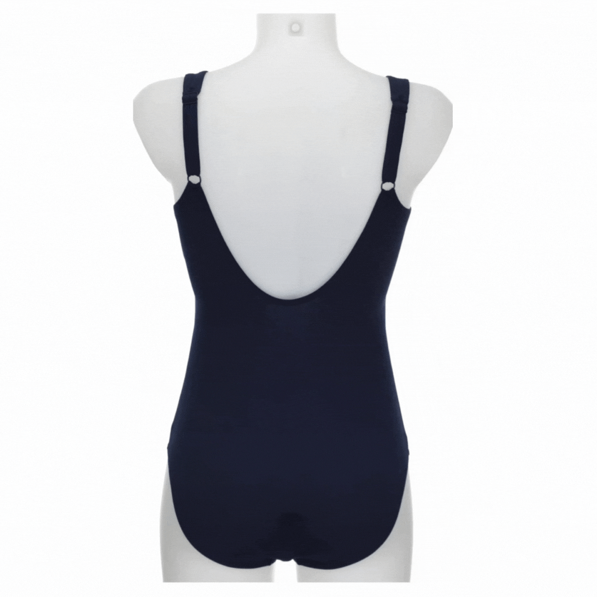 Sunflair Navy Blue Spliced Chlorine Resistant One Piece 72041