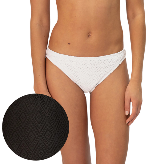 Baku Black Crochet Regular Bikini Briefs PANT761CCO