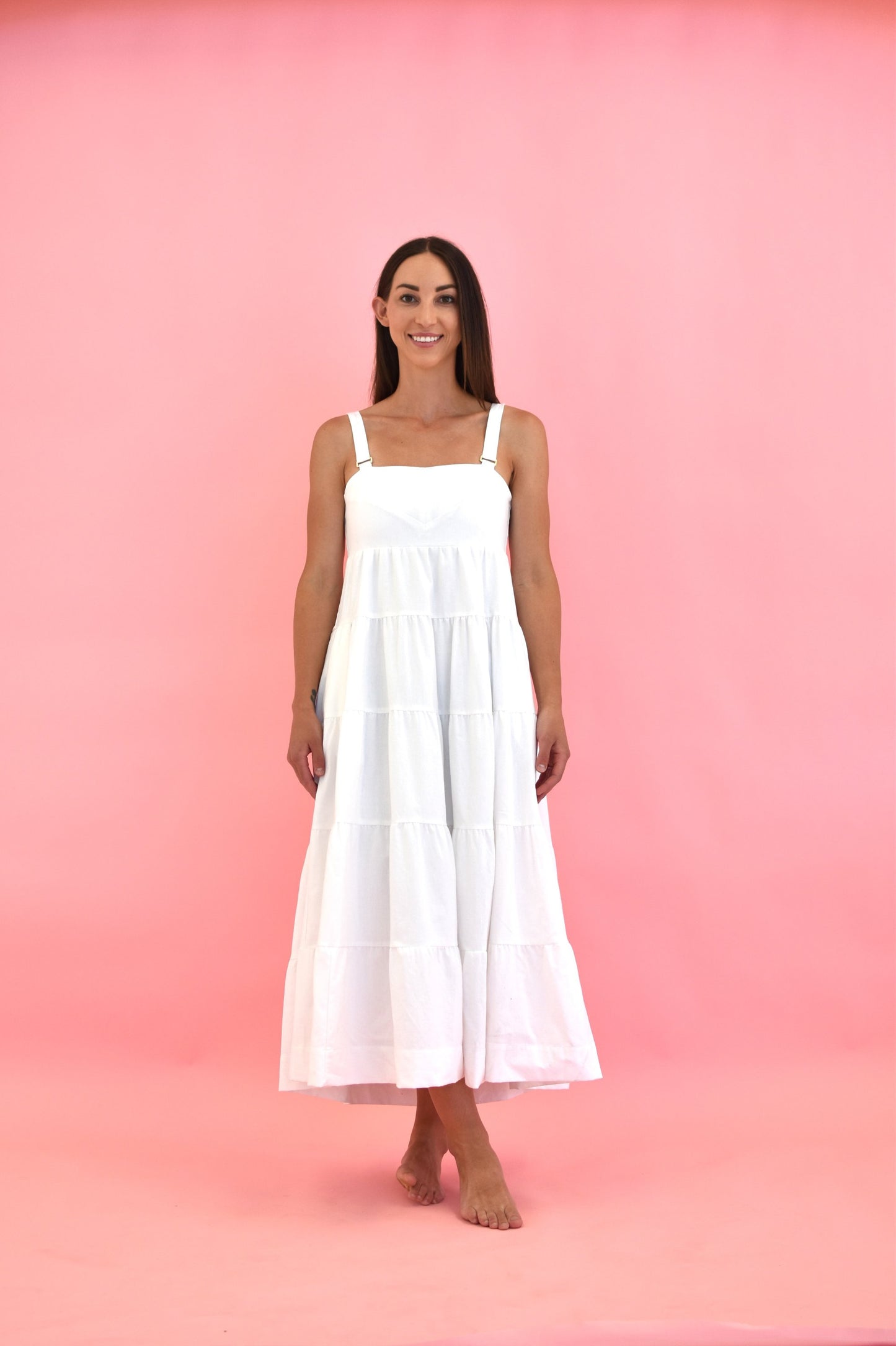 Daisy Says Sundae Dress White DS23048-2
