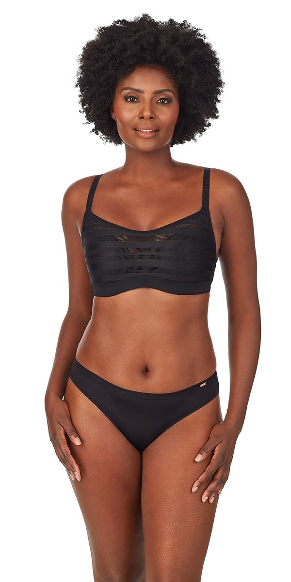 Le Mystère Black Active Balance Sports Bra 6210