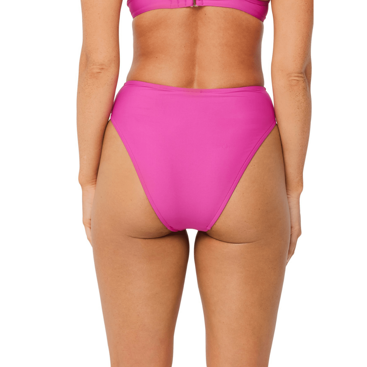 Monte & Lou High Waist Bikini Pant Berry 3042ML