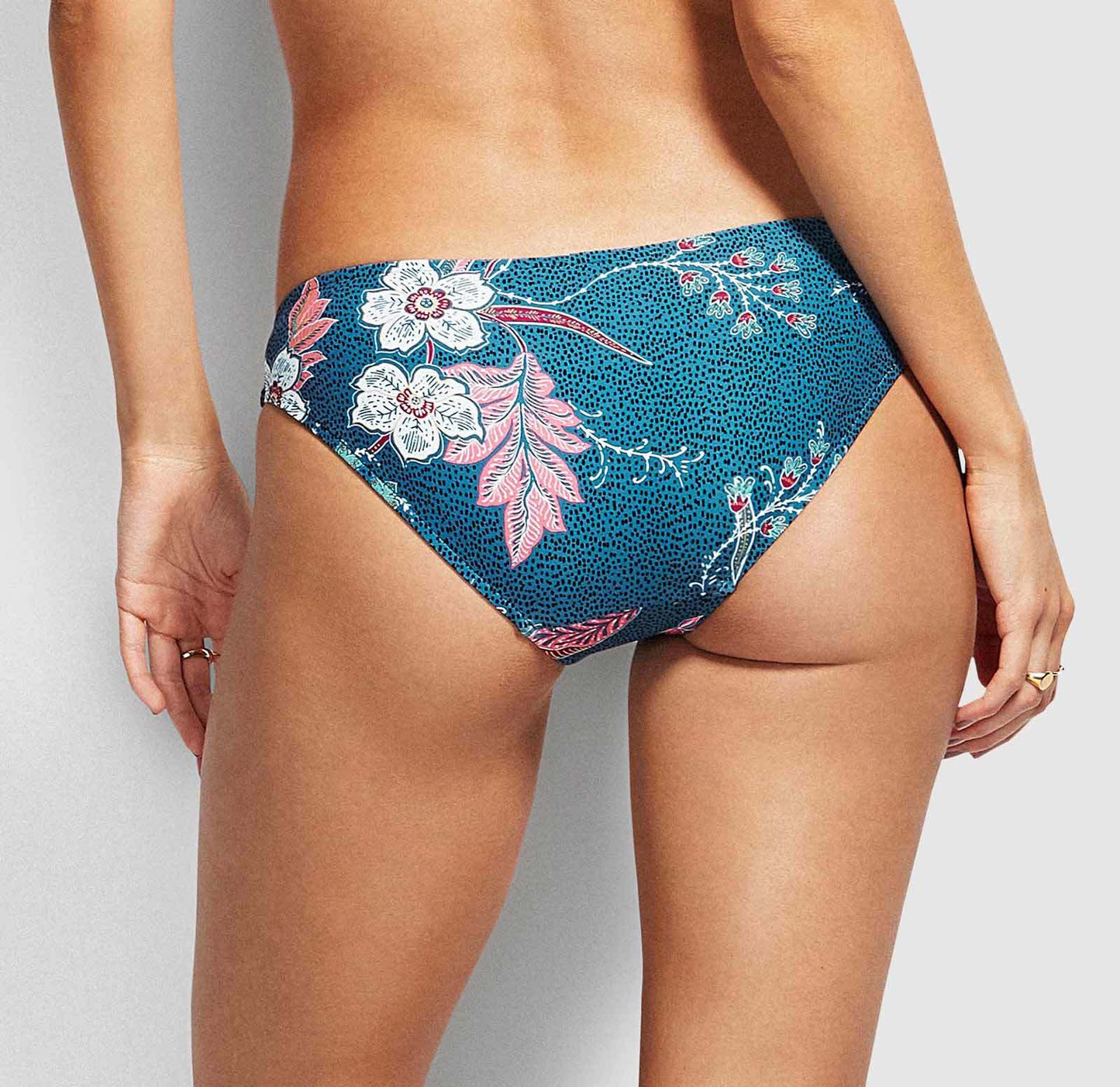 Seafolly Peacock Blue Balinese Retreat Hipster Pant 40473-812
