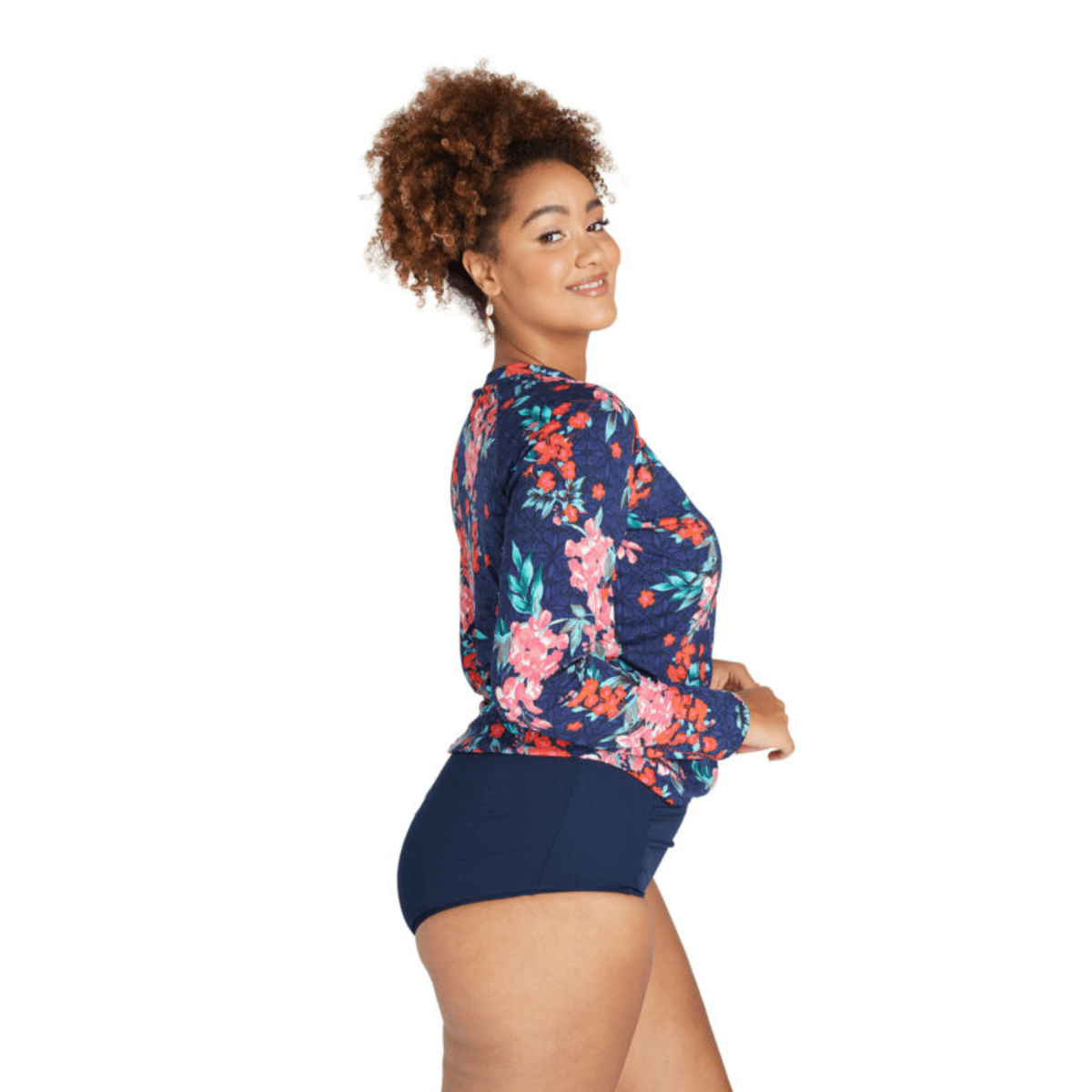 Genevieve Long Sleeve Rash Vest Japanese Blossom