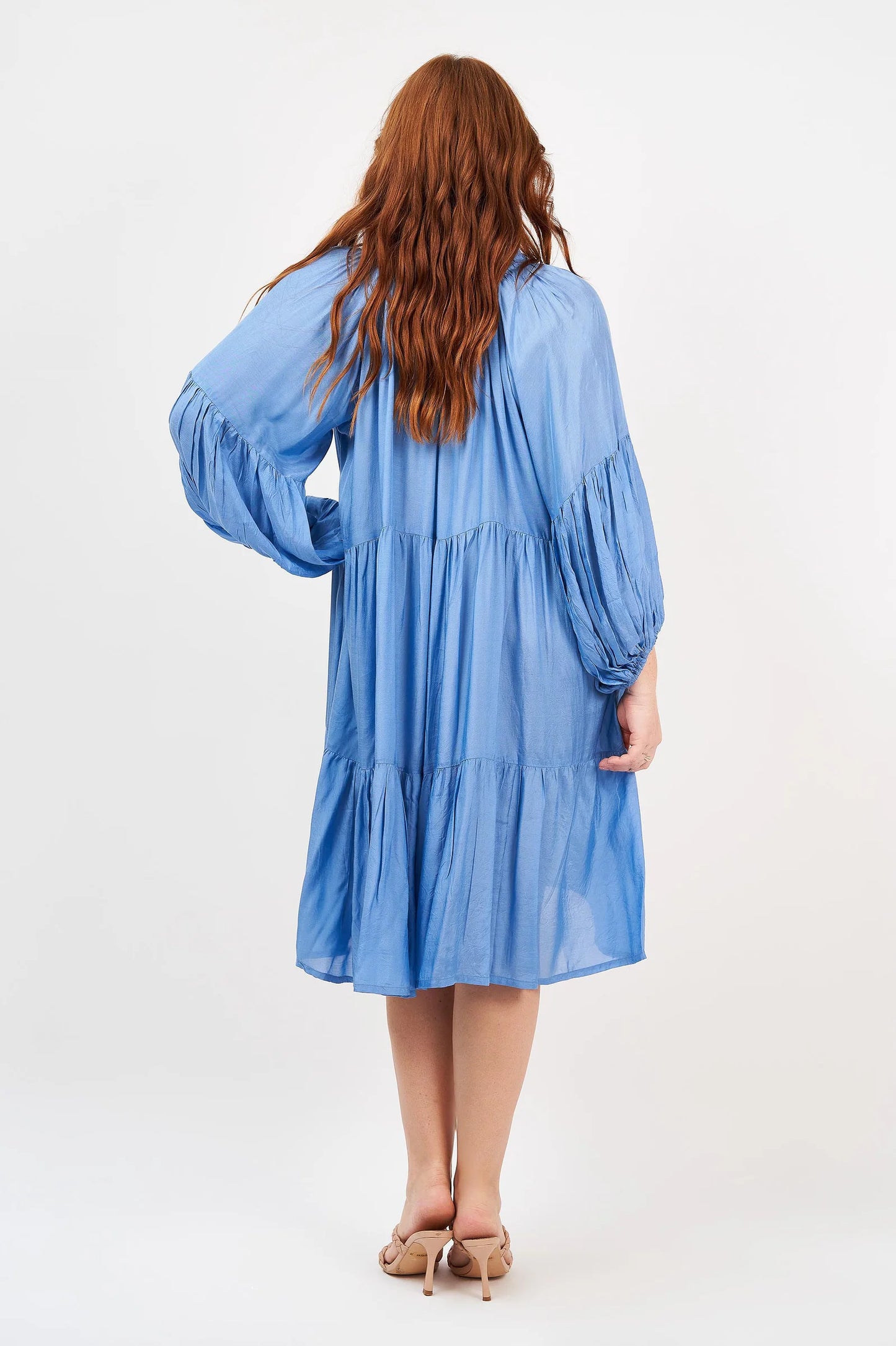 Naudic Molly Dress Cornflower Blue NE21-LV-201