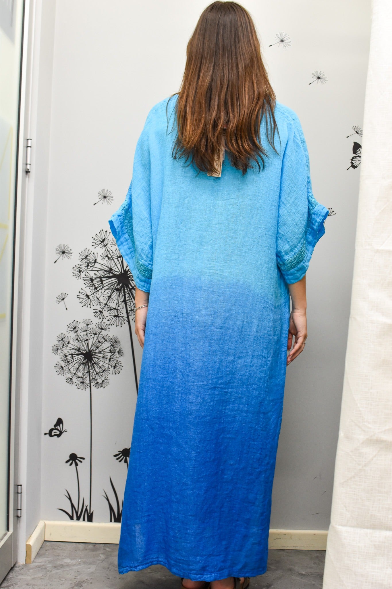 Haris Cotton Zante Blue-Regatta Tie Dye Kaftan 1209x