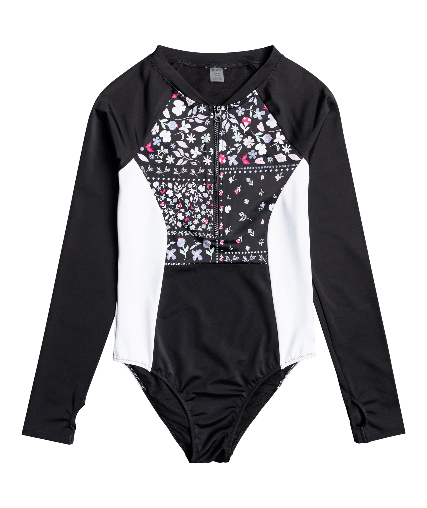 Roxy Fitness Long Sleeve One Piece Flower Line ERJWR03542