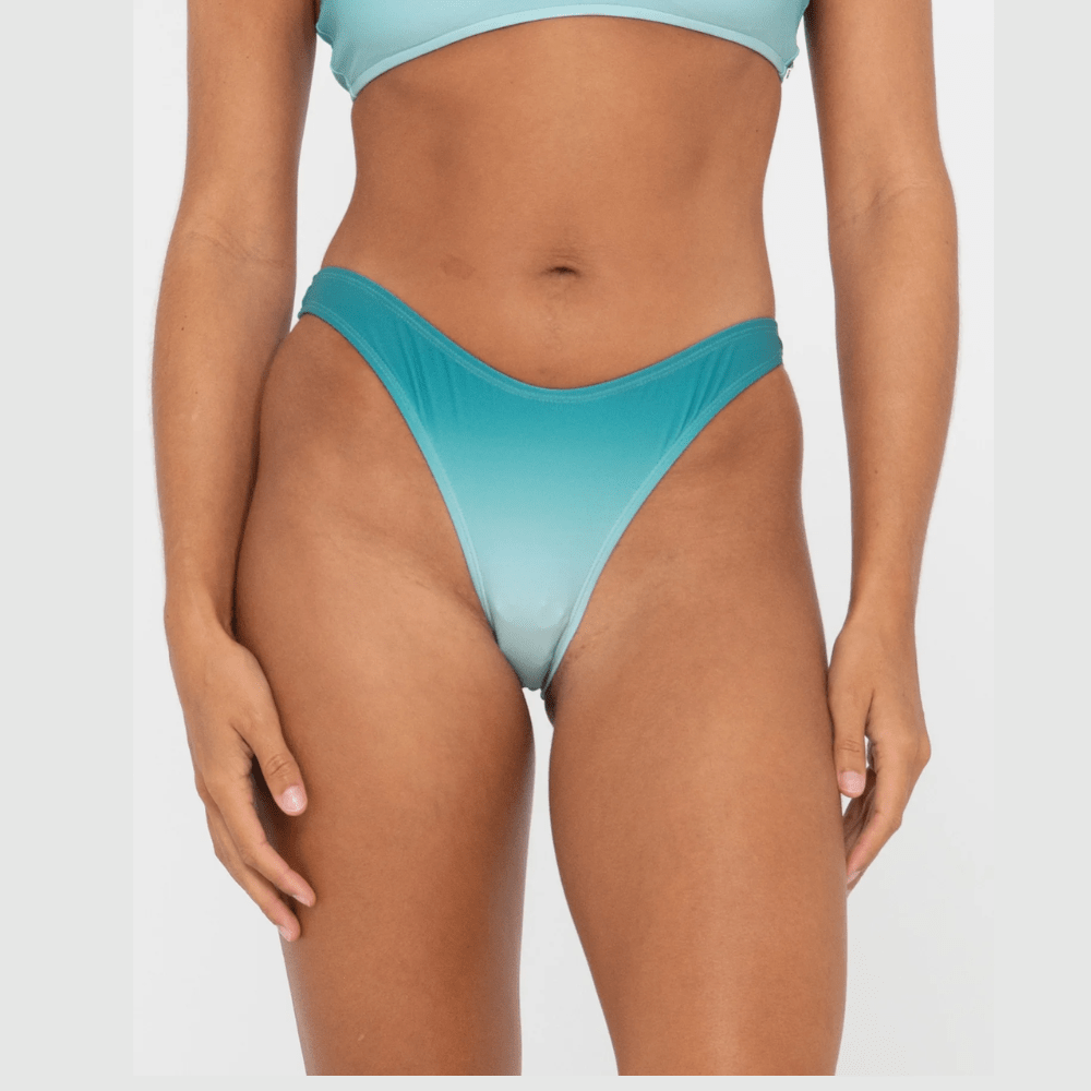 Rusty Dark Emerald Euphoria Mid Bikini Pant SWL1623