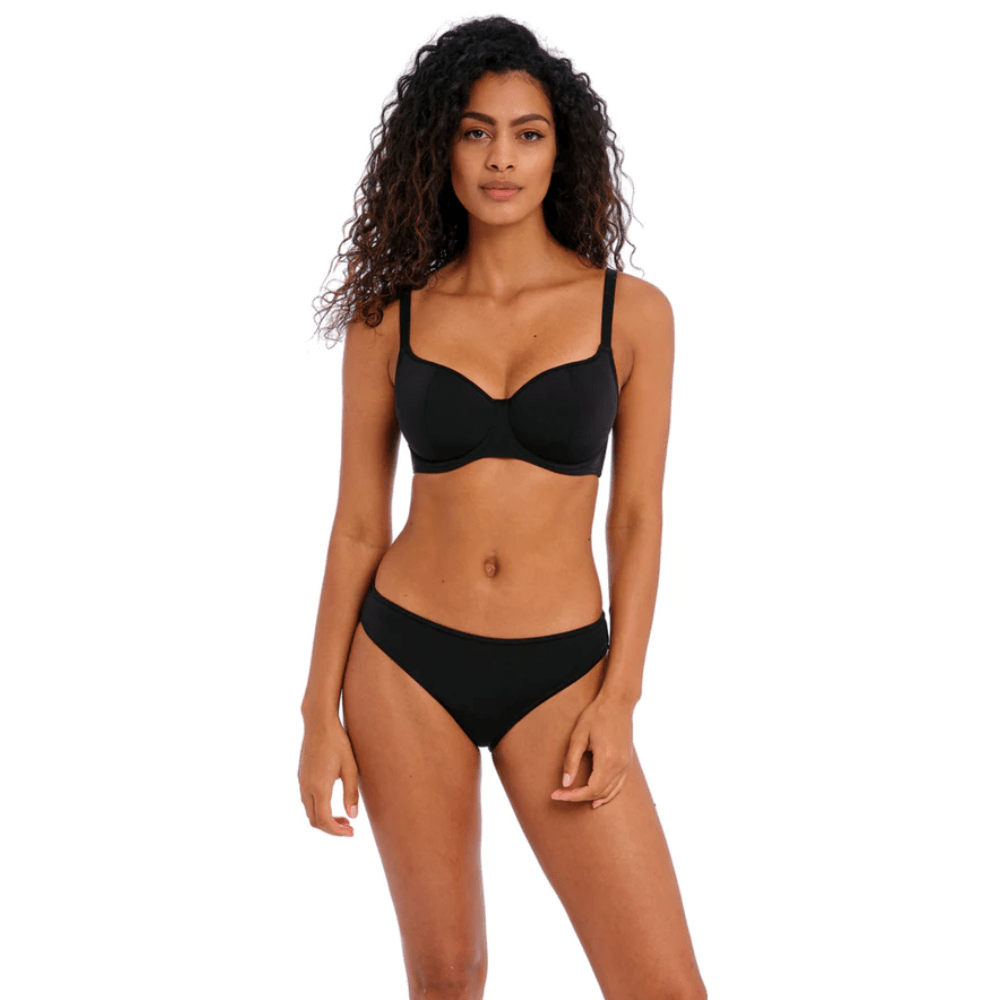 Freya Black Jewel Cove UW Sweetheart Bikini AS7231