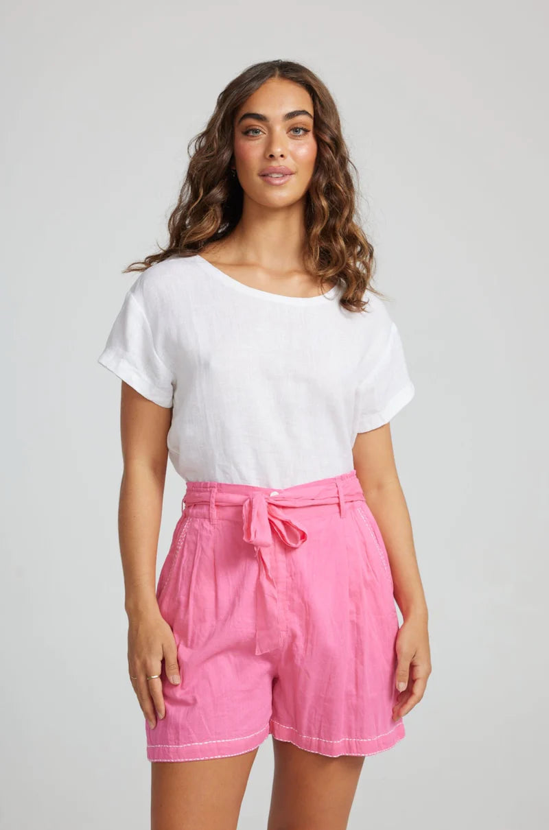 Holiday Seaside Shorts Pink H1127-1
