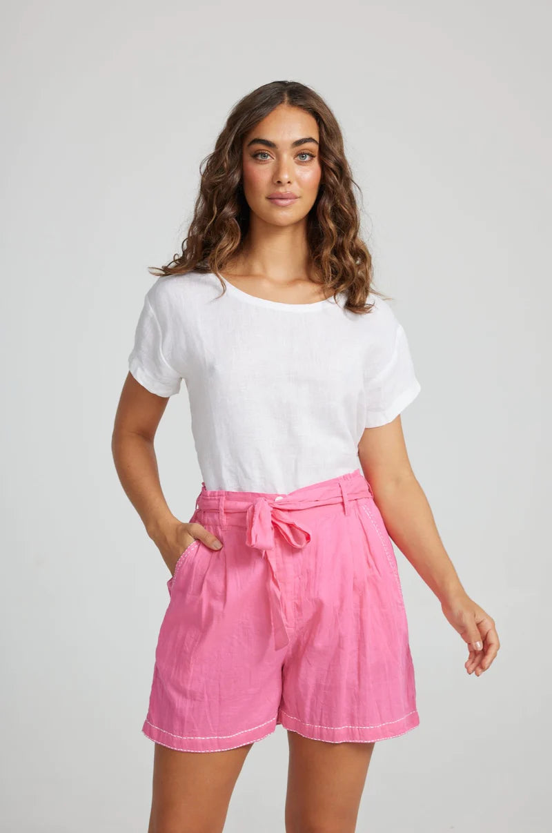 Holiday Seaside Shorts Pink H1127-1