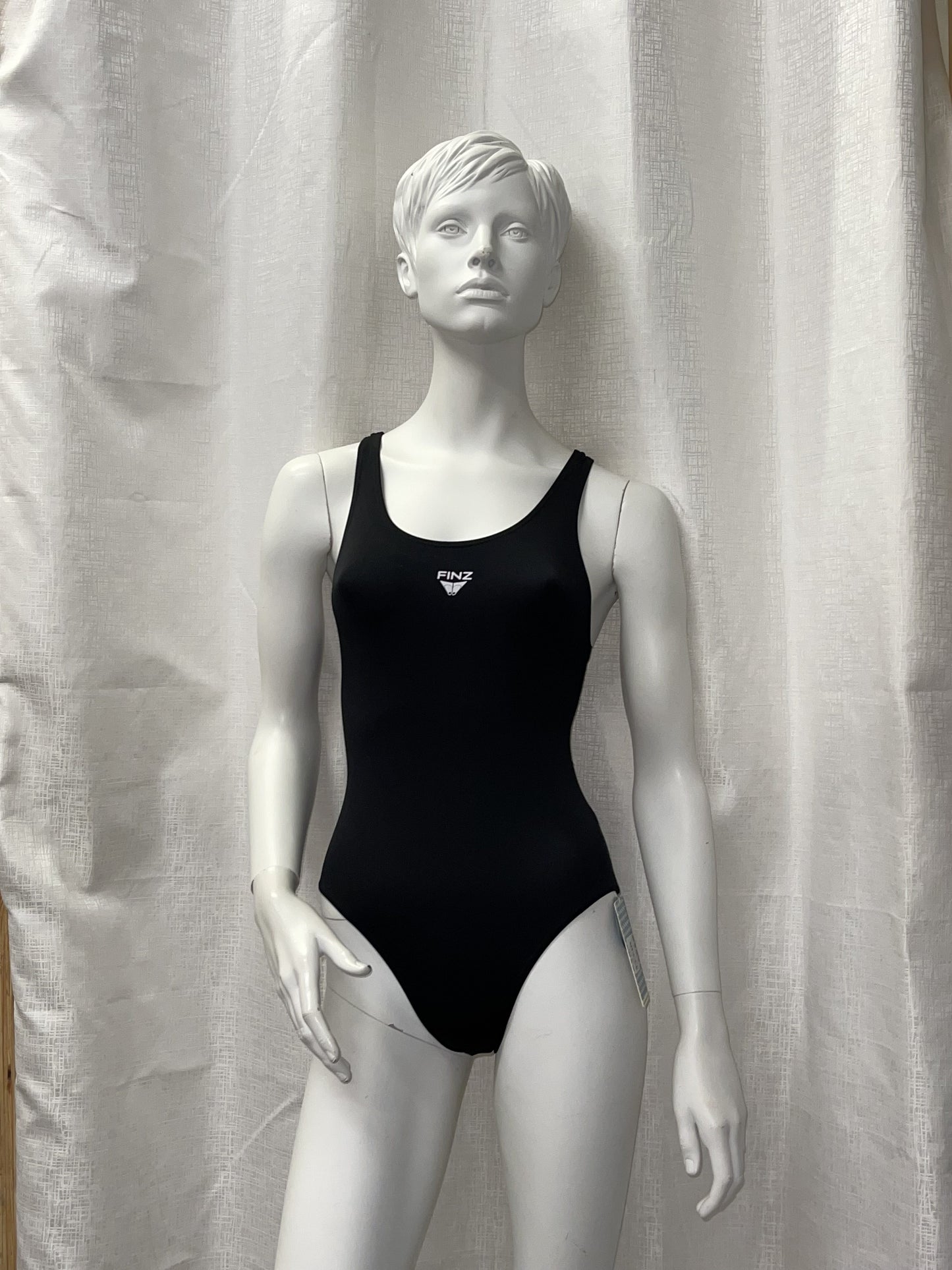 Finz Solid MaxBack Black One Piece FZW3100