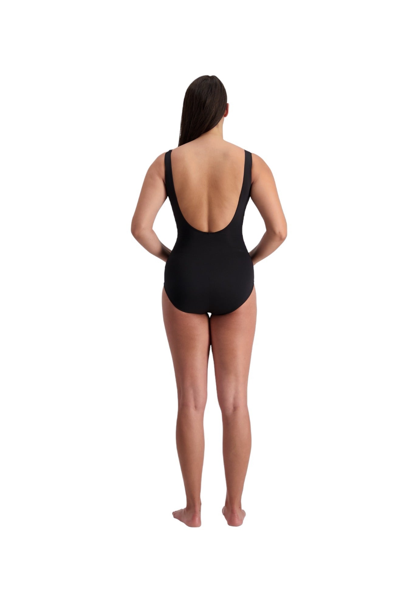 Moontide Black Side Trim Suit One Piece M4320CN