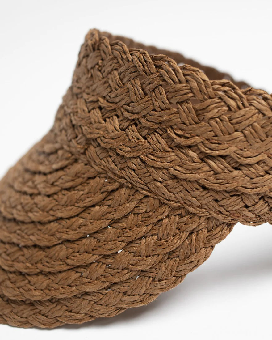 Rusty Cindy Straw Visor HVL0297