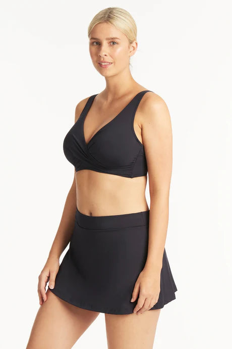 Sea Level Navy Swim Skirt SL4325