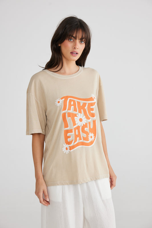 Talisman Relaxed Take It Easy T Shirt TA23102-1
