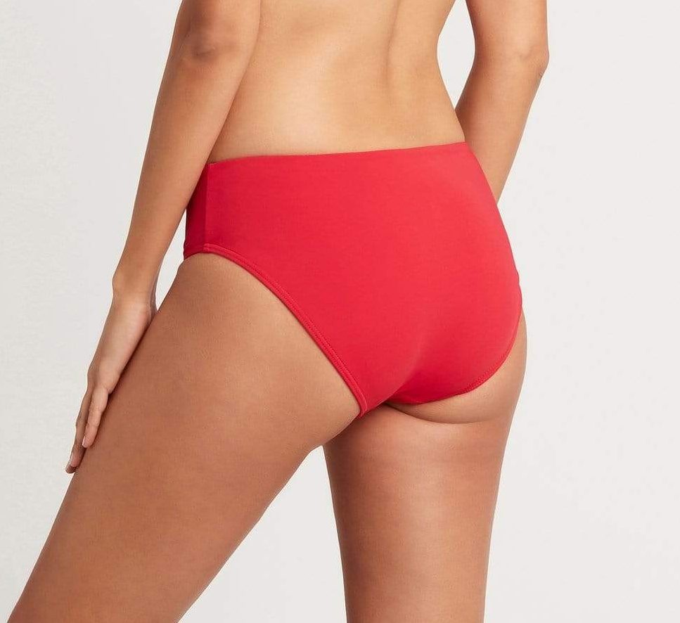 Sea Level Red Mid Rise Pant SL4015P