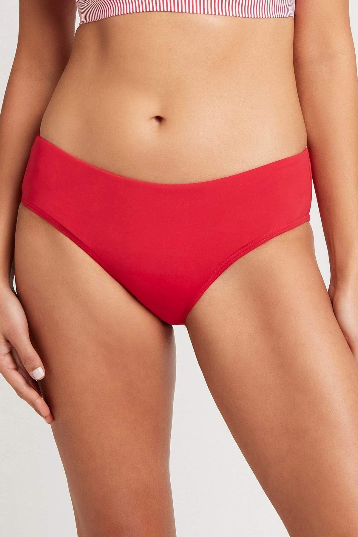 Sea Level Red Mid Rise Pant SL4015P