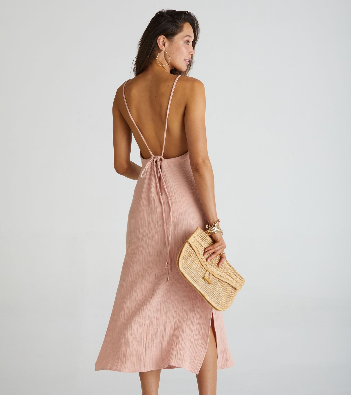 Heaven Cross Back Midi Dress HP2107AP