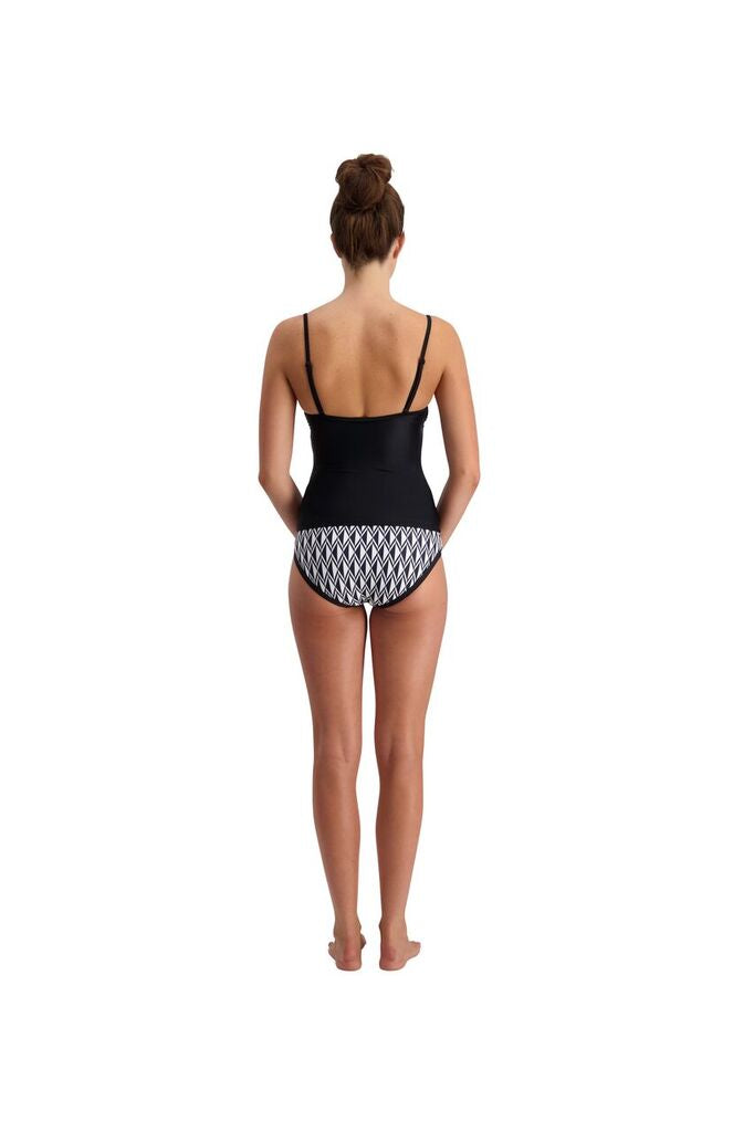 Piha Black Tankini P3401SS