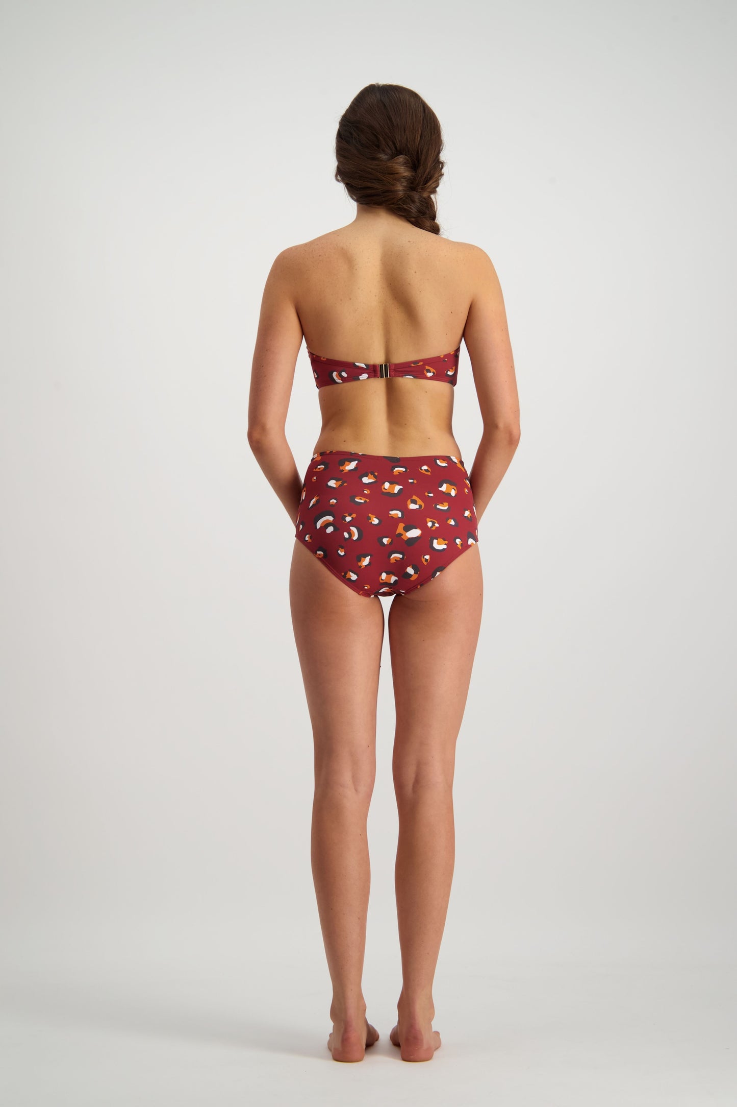 Piha Maroon Zootopia Knot High Waist Pant P2065ZT
