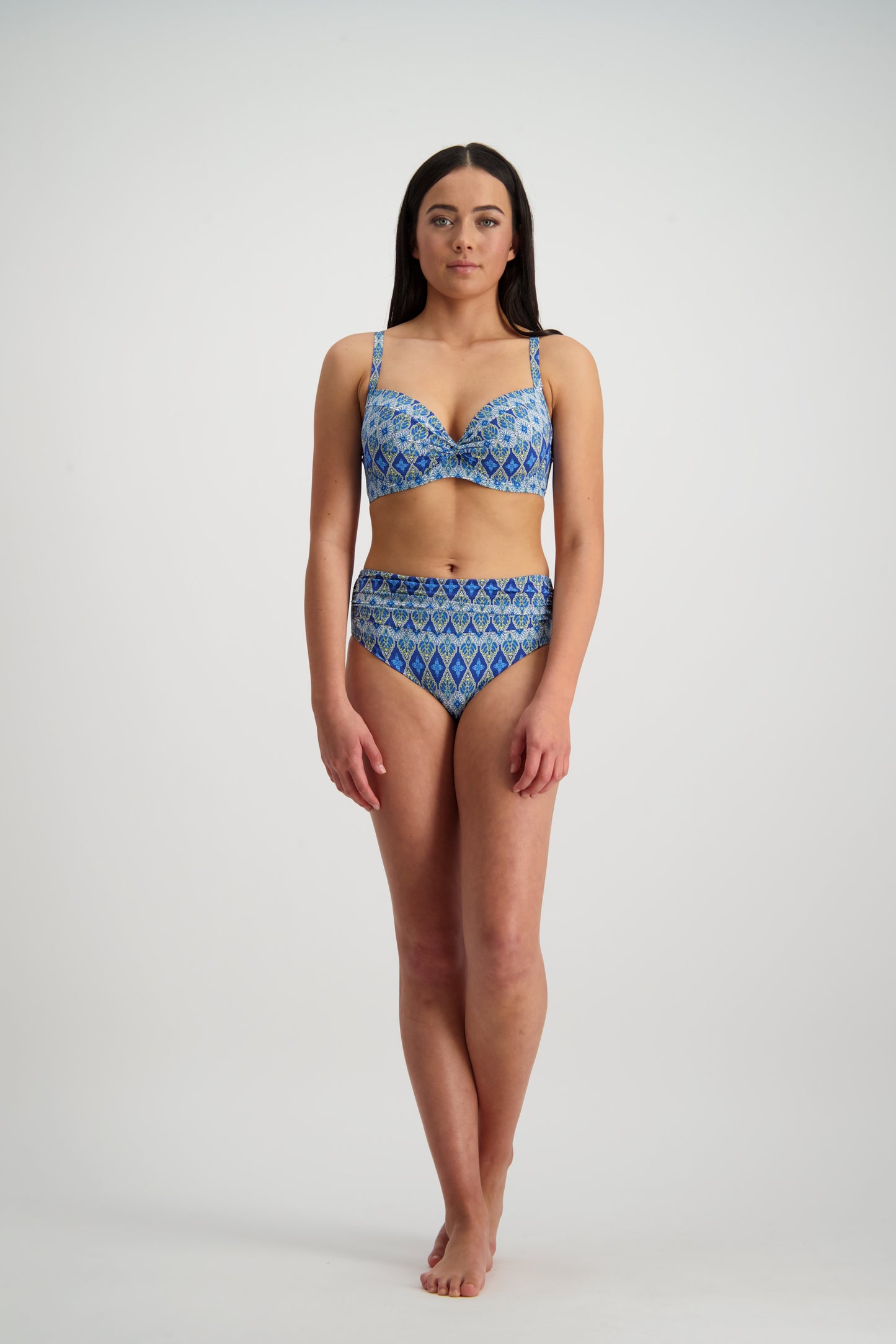 Moontide Bohemian Aesthetic U/W Cross Front Top M8551BA
