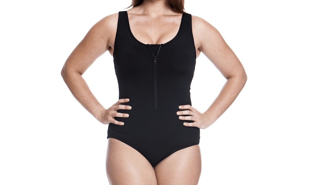 Funkita Black Zip Front One Piece FF02L00090