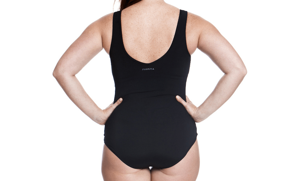 Funkita Black Zip Front One Piece FF02L00090
