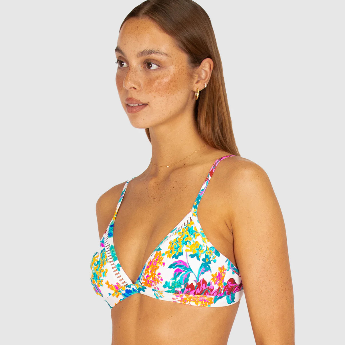 Baku White Le Jardin Tri Top BRA44LJN