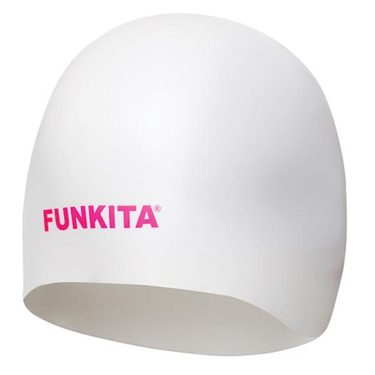 Funkita Classic White Dome Racing Swimming Cap FS99