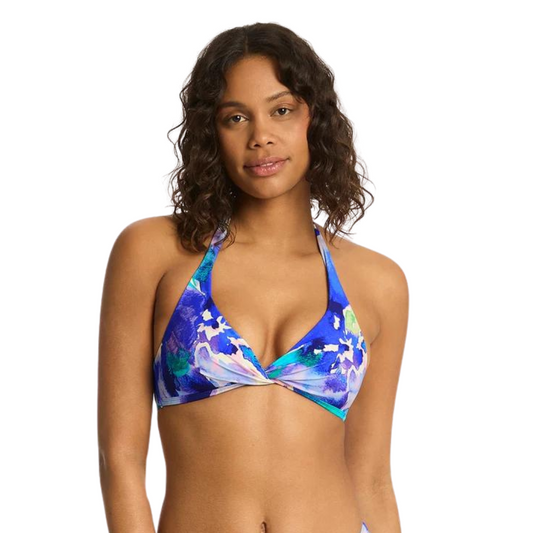 Sea Level Cobalt Cascade Twist Front Multi-fit Bra SL3007CC