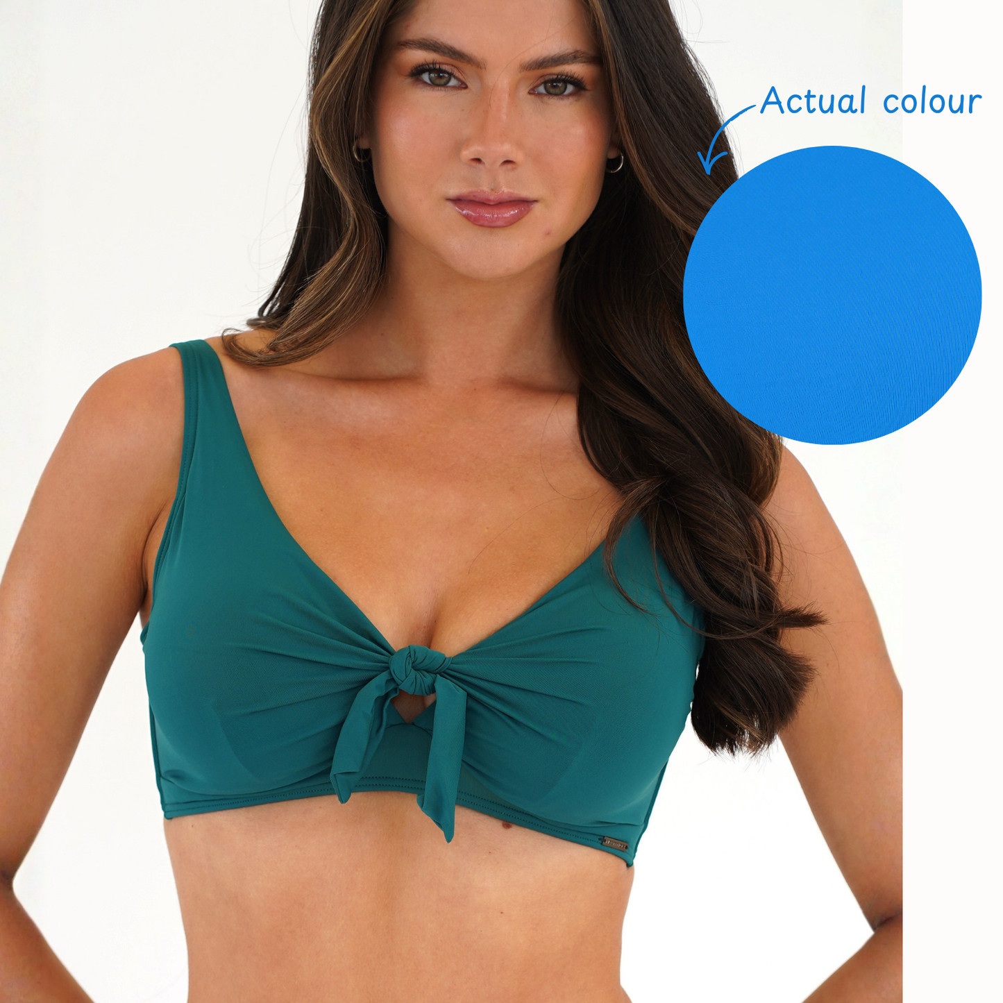 Moontide Azure UW Tie Top M8903CN