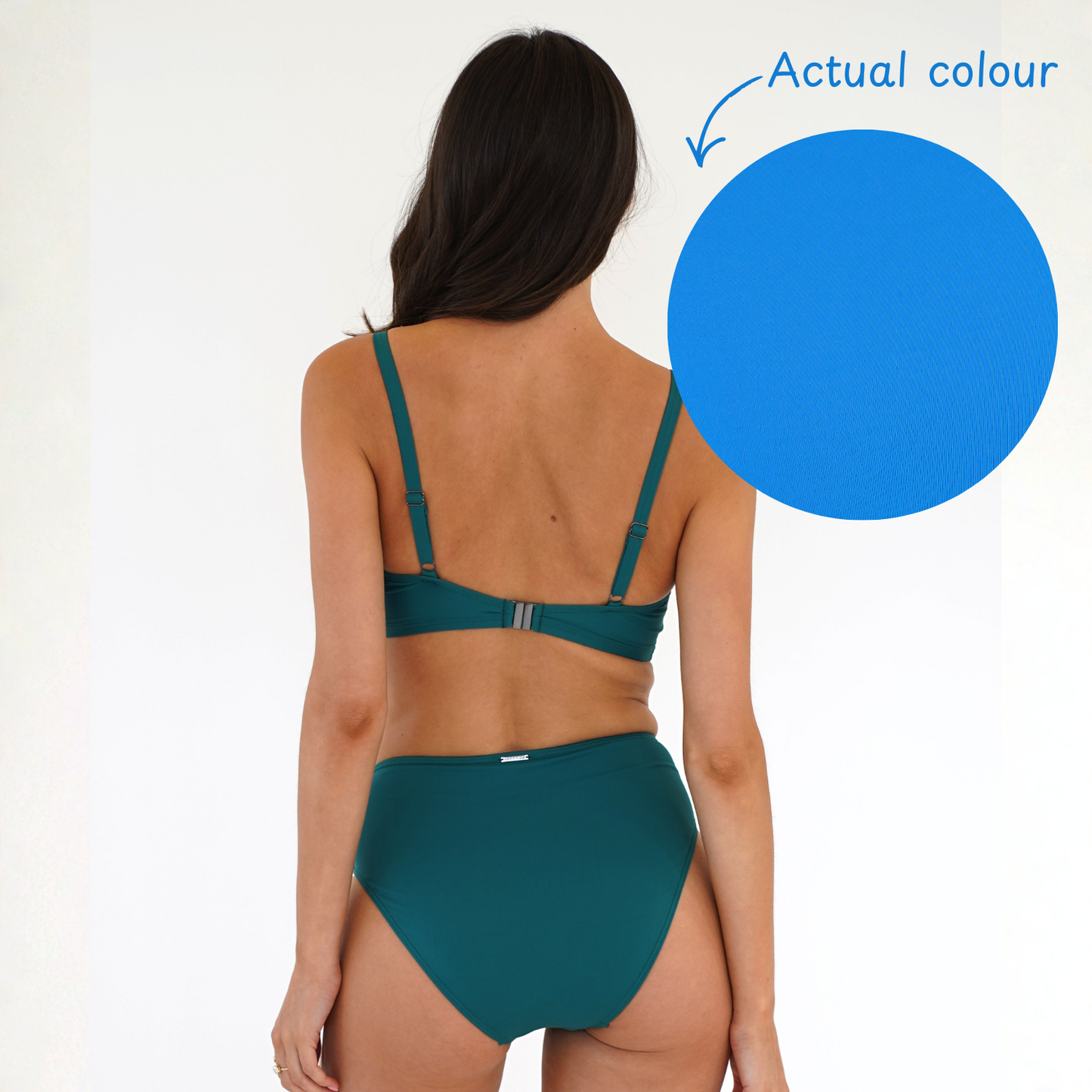 Moontide Azure Wrap U/W Bikini Top M8196CN