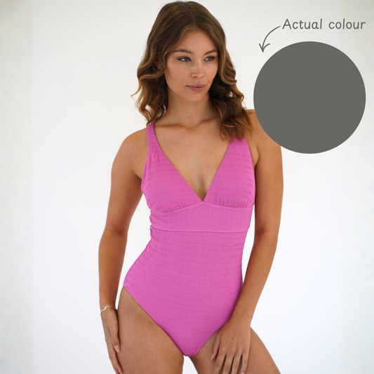 Moontide V-Neck Steel One Piece M4160EZ