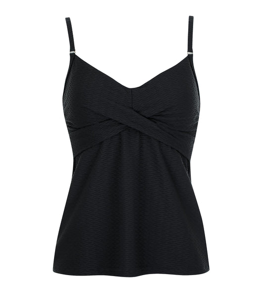 Olympia Black Ripple Tankini 38603